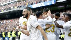 Benzema le dio el triunfo al Real Madrid en el derbi y prolongar&aacute; otra jornada m&aacute;s el liderato blanco.