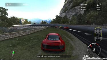 El efecto colateral del rebobinado en juegos de conducción