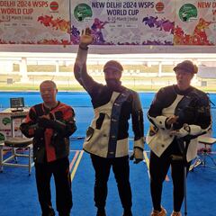 Juan Antonio Saavedra conquista el oro en la Copa del Mundo de tiro de Nueva Delhi