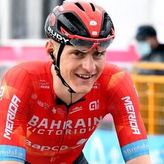 Mohoric y su dura caída en el Giro: "Me salvaron la bici y el casco"