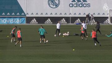 El Real Madrid entrenó con Ramos pero sin Cristiano y Marcelo
