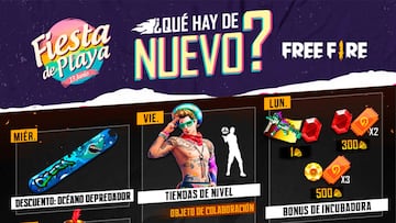 Free Fire: agenda semanal del 9 al 15 de junio con descuentos de incubadora, tiendas de nivel y más