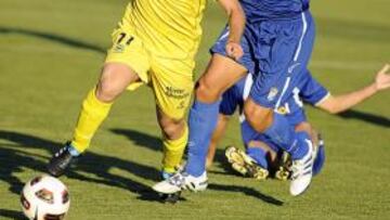 Montañés, ayer ante el Xerez.
