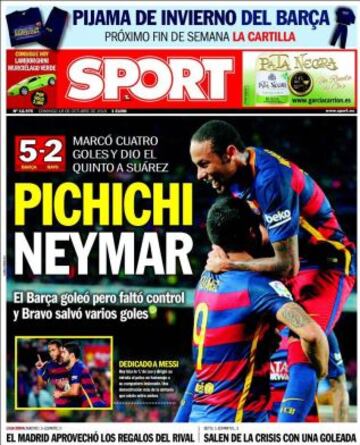 Portadas de la prensa deportiva