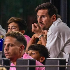 La reacción de Messi al gol de Luis Suárez que le dio el pase a Inter Miami a semifinales de Leagues Cup