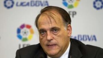 Tebas, presidente de la LFP.