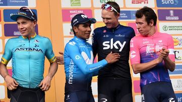 Nairo Quintana, Miguel &Aacute;ngel L&oacute;pez, Froome y Rigo protagonistas del Tour Colombia 2.1