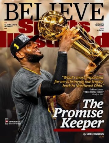 La historia de LeBron James a través de 26 portadas de Sports Illustrated