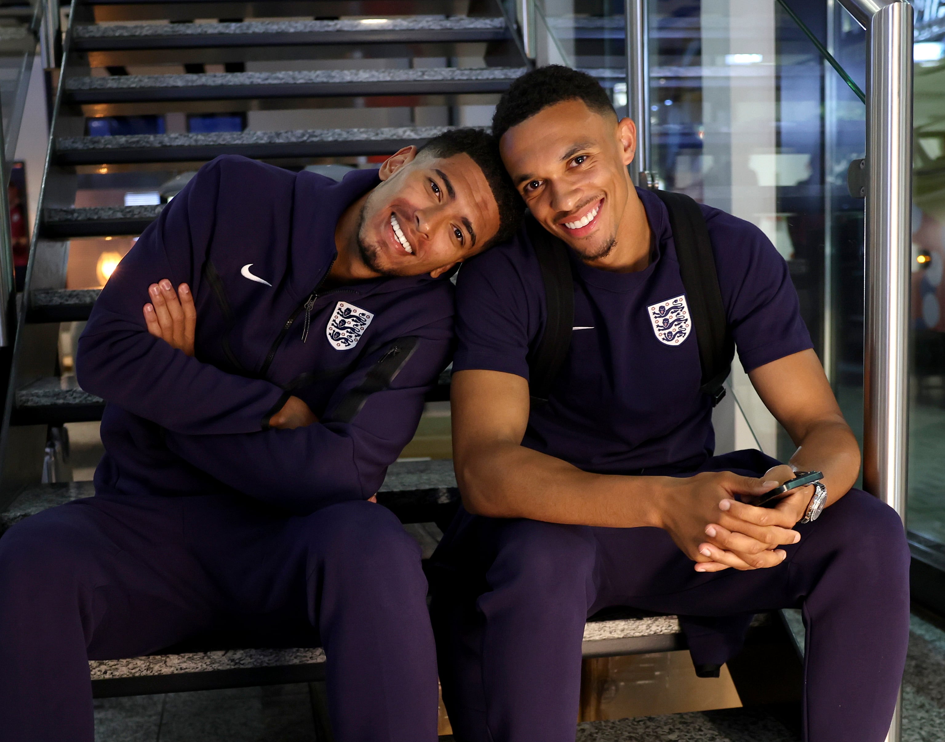 Bellingham y Alexander-Arnold, 2024 durante Europa.