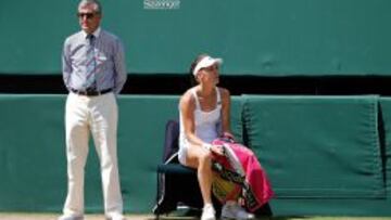 La polaca Agnieszka Radwanska no pudo con Garbiñe.