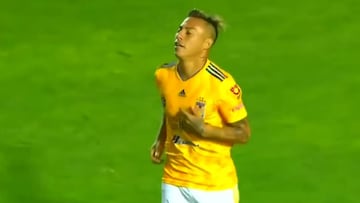 ¡Definió con categoría!: El gol de Vargas en empate de Tigres