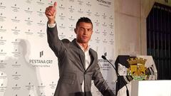 Cristiano Ronaldo en el Pestana CR7 de Lisboa.