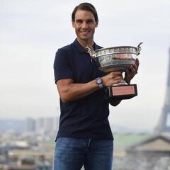 Rafa Nadal ya tiene la foto con la Torre Eiffel en París