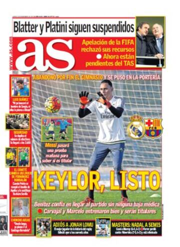 Las portadas de AS de noviembre