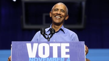 Obama says Trump presidency is “all tricks and no treats”