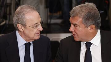 Florentino Pérez y Joan Laporta, en una imagen de archivo.