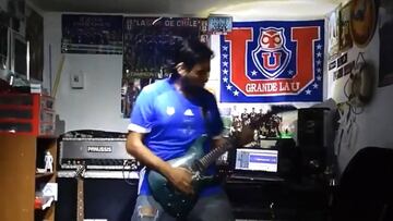 ¿Romántico rockero? El rudo cover de este hincha de la U