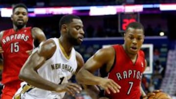 Los Toronto Raptors se llevaron el partido ante los Pelicans.