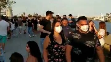 El video que enoja a España: así lucía Valencia este fin de semana