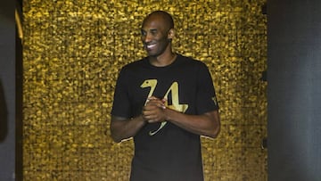 Kobe Bryant durante una conferencia de prensa en Taguig City, Philippines. Junio 25, 2016.