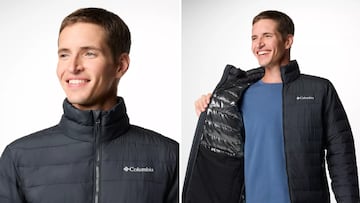 Chaqueta con aislamiento Columbia Powder Lite II negra para hombre