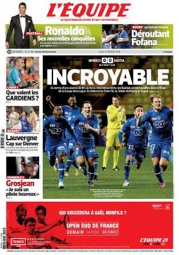 Portadas de la prensa deportiva