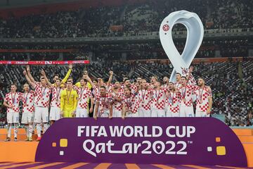 Croacia cierra su participación en el Mundial de Qatar 2022 como la tercera selección clasificada, con el bronce, después de vencer a Marruecos en el partido por el tercer puesto en el Mundial de Qatar 2022. 