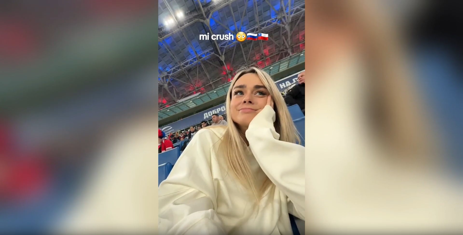 “Mi crush”: ¡popular influencer rusa se ‘enamoró’ de una figura de la Roja!