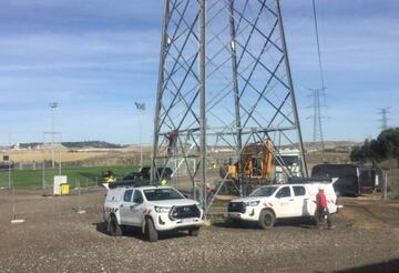 Las actuaciones también se están realizando en la zona del nuevo campo de los Anexos.