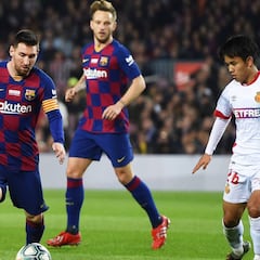 La afición culé no perdona a Kubo: pitos cuando toca la pelota