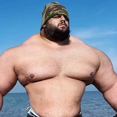 El Hulk iraní desvela sus secretos para estar en forma