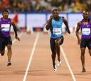 Gatlin hace 9.74 en 100, a 16 centésimas del récord de Bolt