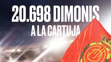 Más de veinte mil mallorquinistas en Sevilla para la Final de Copa 2024.