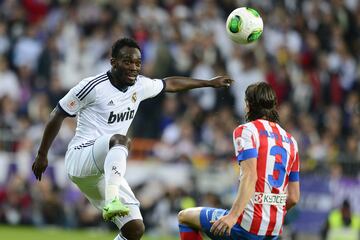 Essien, en la final de la Copa del Rey contra el Atlético en mayo de 2013.