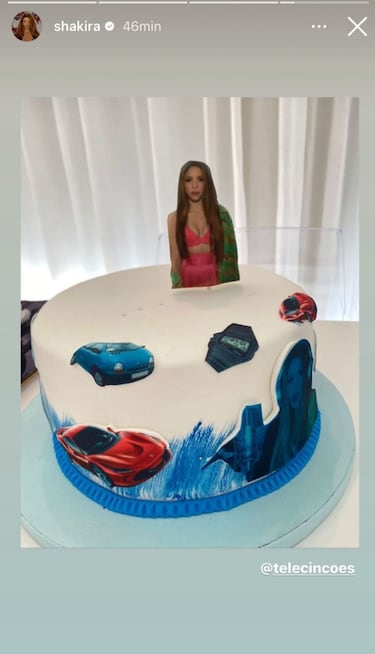 Piqué se autofelicita el cumpleaños y le responden con Shakira