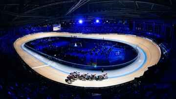 Prueba de la Champions League de pista en Mallorca.