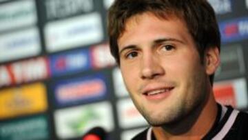 Franco Vázquez, 'El Mudo', mediocentro del Rayo Vallecano.