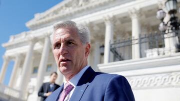 House Minority Leader Kevin McCarthy speaks during a news conference about the House Republicans.