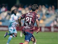 Diego Gómez brilló con el Pontevedra.