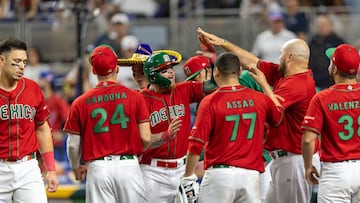         Alex Verdugo N-27 of Mexico during the game Puerto Rico vs Mexico, corresponding to the Quarterfinals of the 2023 World Baseball Classic, at LoanDepot Park, Miami, Florida, on March 17, 2023.

<br><br>

Alex Verdugo N-27 de Mexico durante el juego Puerto Rico vs Mexico, correspondiente a Cuartos de Final del Clasico Mundial de Beisbol 2023, el el LoanDepot Park, Miami, Florida, el 17 de Marzo de 2023.