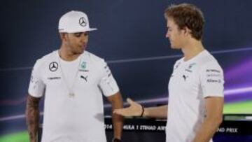 Rosberg y Hamilton, listos para la lucha.