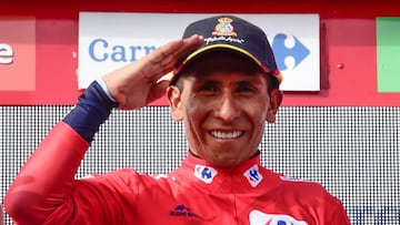 Nairo Quintana , ganador de la Vuelta a España 2016