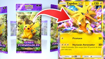 pokemon tcg pocket sobres cartas truco pikachu zapdos