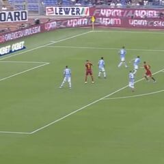 Pocas veces se ve algo así en un partido de fútbol: locura en el Lazio-Roma y eso que iba 0-0