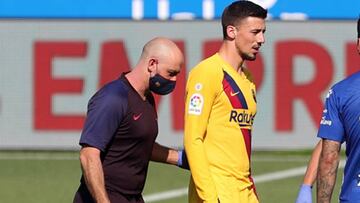 Lenglet, OK para Nápoles: inicia un tratamiento de diez días por sus molestias en la ingle
