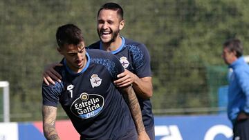 Andone y Joselu son las grandes amenazas blanquiazules para el Real Madrid