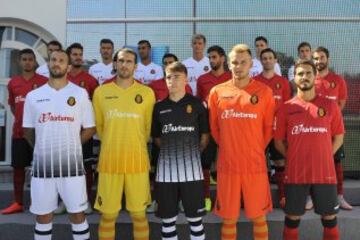 Nueva equipación del Mallorca para la temporada 2015-2016.