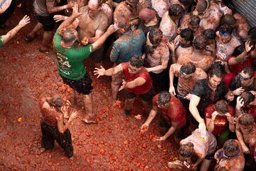 Los tomates se han producido de forma exclusiva para la fiesta, que se celebra de manera anual el ¨²ltimo mi¨¦rcoles del mes de agosto desde 1945, y que desde 2002 es considerada Fiesta de Inter¨¦s Tur¨ªstico Internacional.