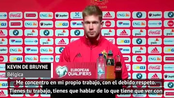 De Bruyne habla de Hazard y espera que esté en la Eurocopa