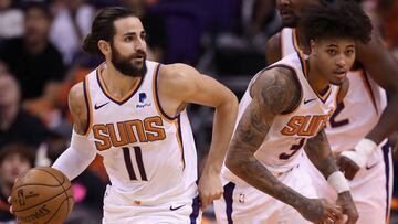 Ricky Rubio, durante un partido esta temporada con Phoenix Suns.